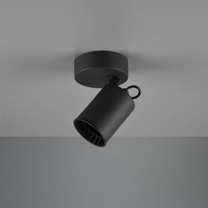 TRIO PAGO - Spot - Mat zwart - GU10 - Binnenverlichting