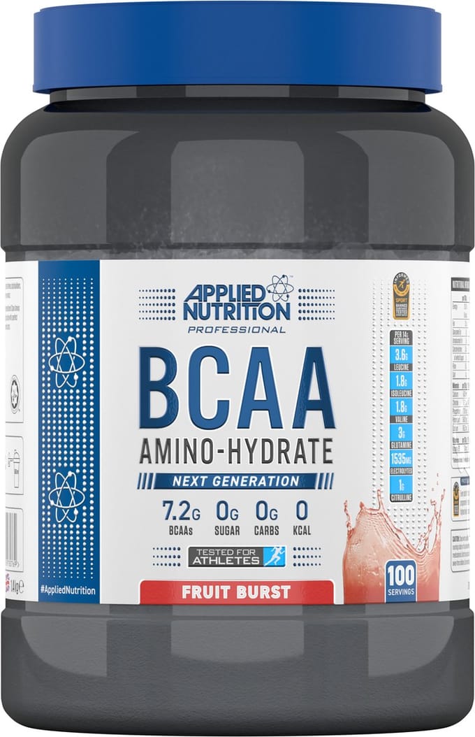 Applied Nutrition BCAA Amino Hydrate - Fruit Burst - Aminozuren - 7.2 gram BCAA - 100 servings (1400 gram)