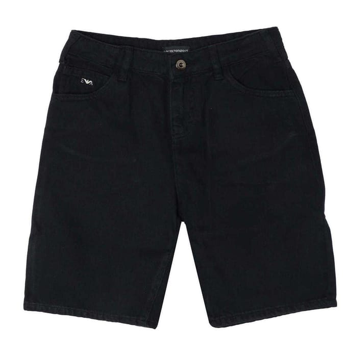 Emporio Armani Denim shorts voor kinderen (Marine)