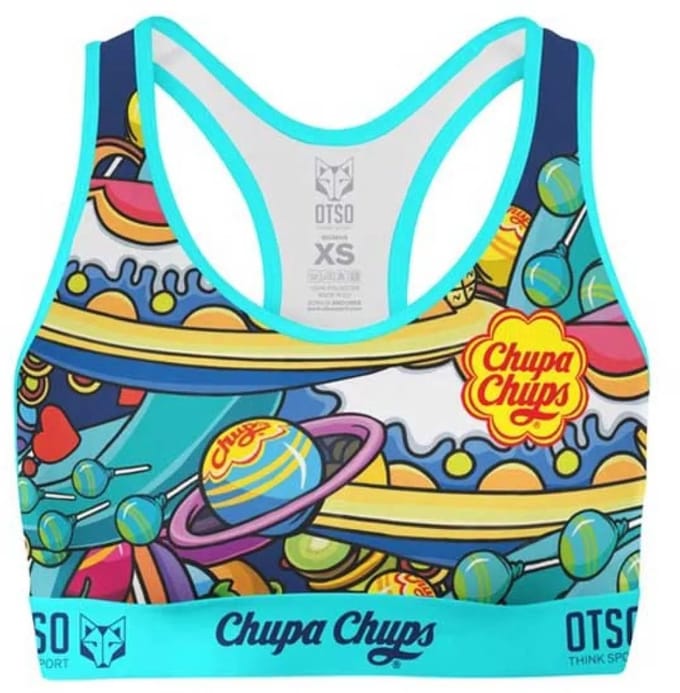 Otso Chupa Chups Space Sporttop Medium Impact Veelkleurig M Vrouw