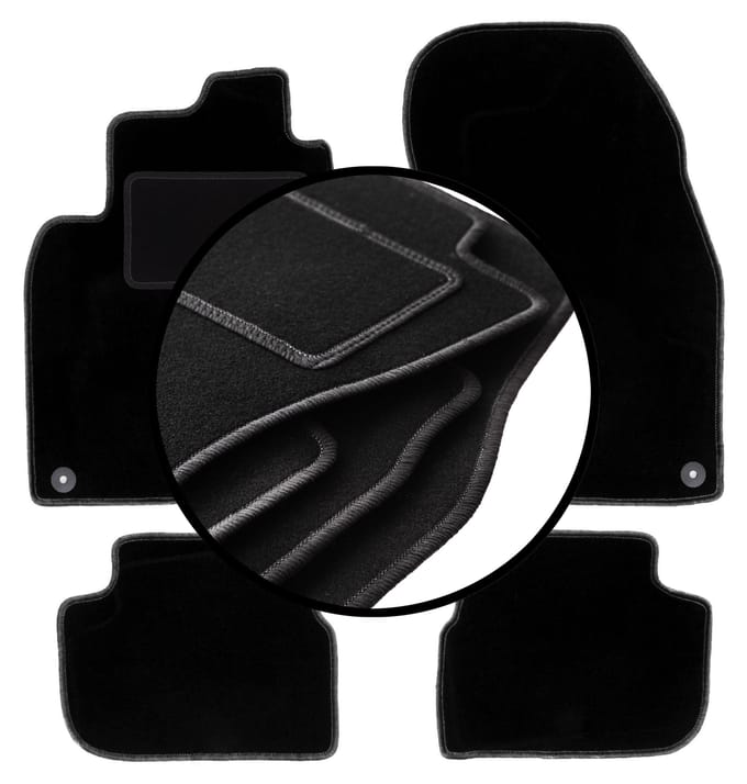 Complete set veloursmatten voor: Saab 9-3 II cabrio (2002-2014)
