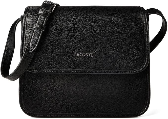 LACOSTE schoudertas Messenger Bag Noir zwart