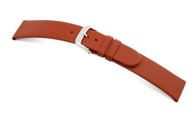 Lederband Merano 17mm cognac glad