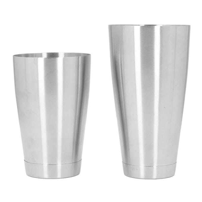 Cocktailshakerbekerset RVS Bartender Shaking Tins Bartending Mixgereedschap voor Bar gray