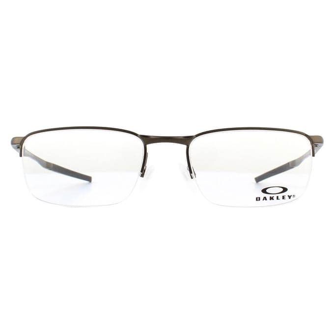 Oakley rechthoekige donkergroene herenglazen frames