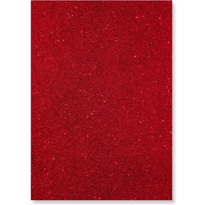 Extra Bling ijzer-op-folie A4 - Rood