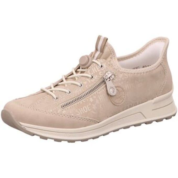 Rieker dames slip-on schoen beige