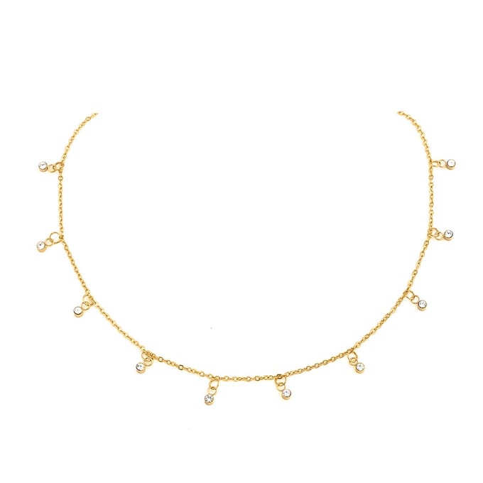 Victorious Dames Ketting - Goud - Model: Glitter