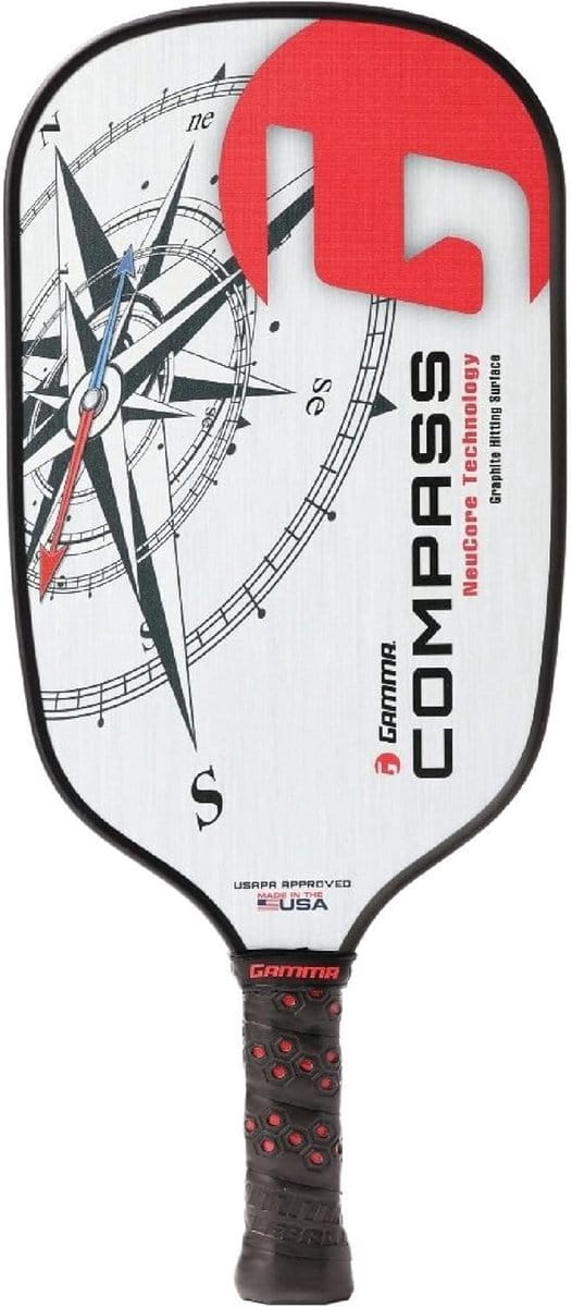 Pickleball Racket - Sport Paddle - Wedstrijd Spelen - Verbeterde Sweetspot - 220 gram - Compass