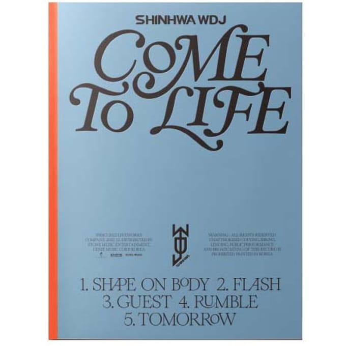 SHINHWA WDJ Le premier mini-album « Come To Life » gray