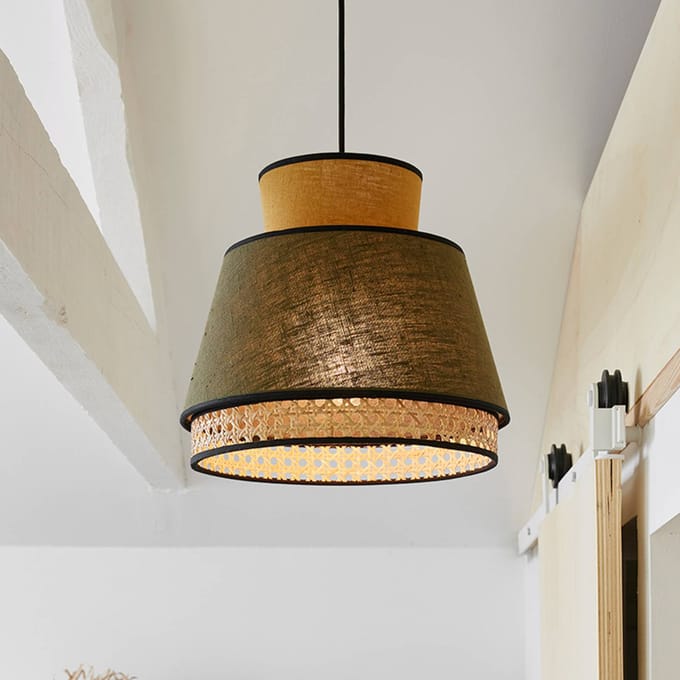 MARKET SET Singapore XM hanglamp kaki/curry
