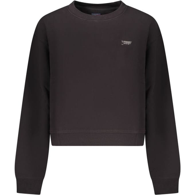Tommy Hilfiger Relaxed Crew Sweatshirt Black Taglia: S | Maglioni a maglia Outlet | Donna | Nero