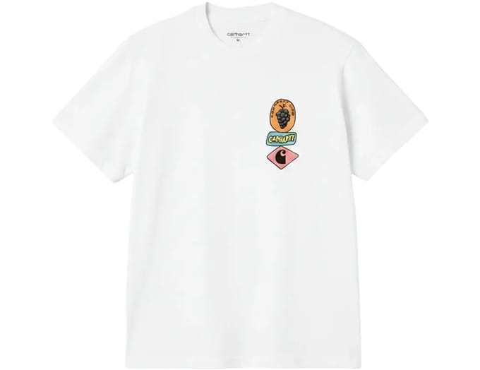 Carhartt Stacked Grapes T-shirt Wit