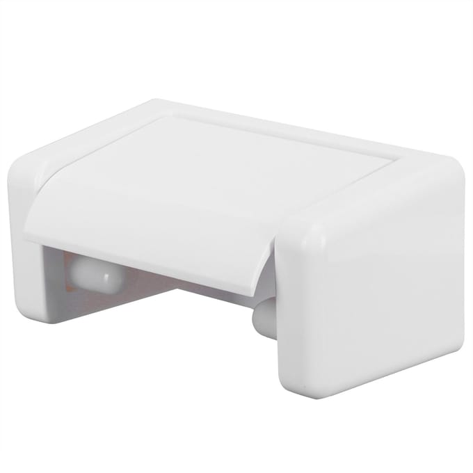 Wandgemonteerde Toiletpapierhouder Rolpapierhouder Toiletpapierrek voor BadkamerWit wit