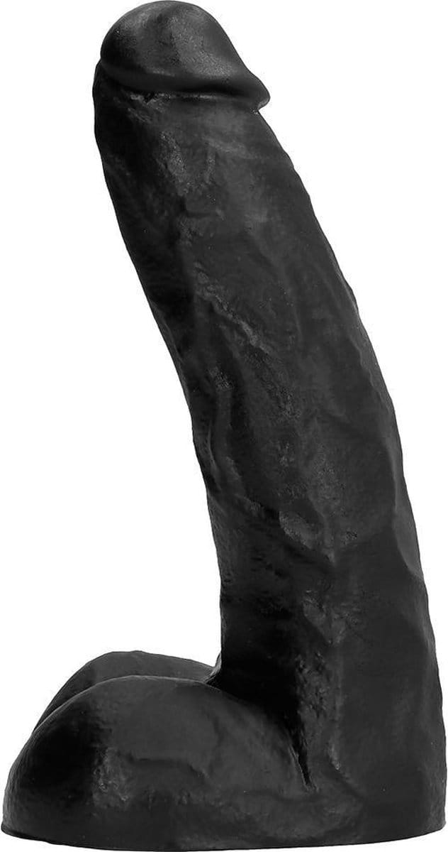 All Black Klassieke Dildo 22 x 5,4 cm - zwart