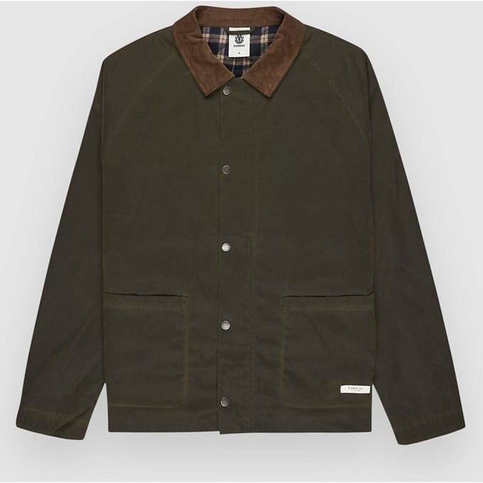 Element Orchard Waxed Jas groen