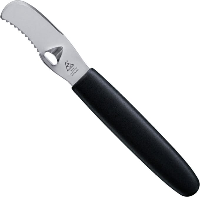 Triangle Professioneel Sinaasappel Schilmesje – 16,5 cm – Vaatwasserbestendig – Kartelrand