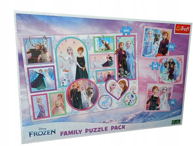 Frozen 4-in-1 Puzzel Family Pack - 606 Stukjes