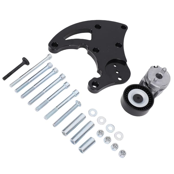 Kit Support Haut Compresseur AC R4 Camion SUV Support Compresseur Climatisation Remplacement pour LSX LQ4 LQ9 L92 black