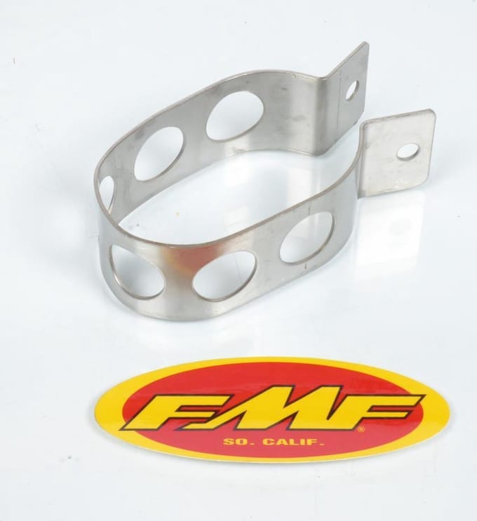 Demperklem uitlaat 2T ovaal FMF voor motor cross enduro