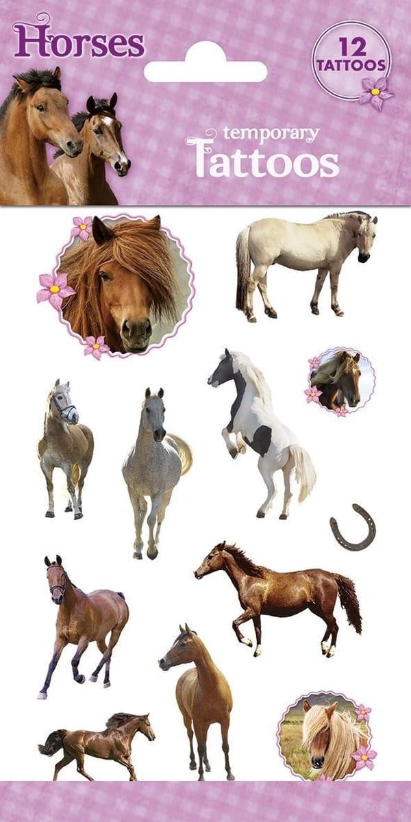 Plaktattoos Paarden voor Kinderen - Meisjes Tattoos