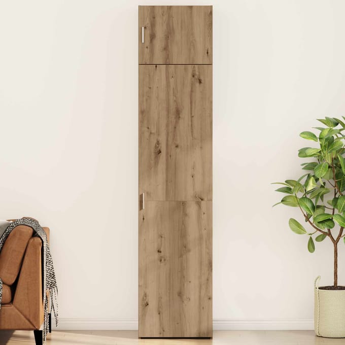 vidaXL - Dressoir - 2 - st - Artisan - Eiken - 50 - x - 41 - x - 225 - cm