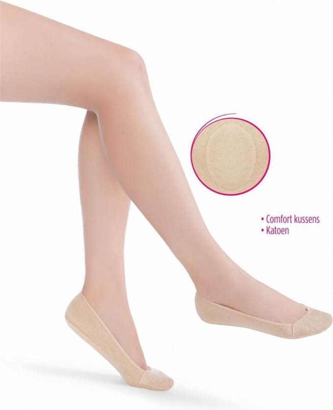 Penti Dames Kousenvoetjes Comfort - HUID - Maat One size