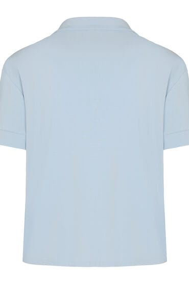 Hunkemöller Essential Jersey Short-Sleeved Jacket Blauw
