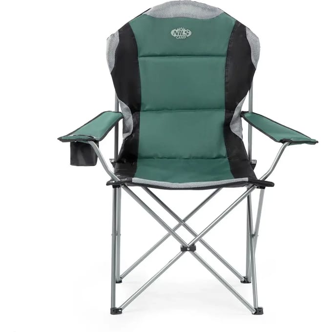 Nils Camp NC3080 Serie - Campingstoel - Groen - Staal - Ergonomisch