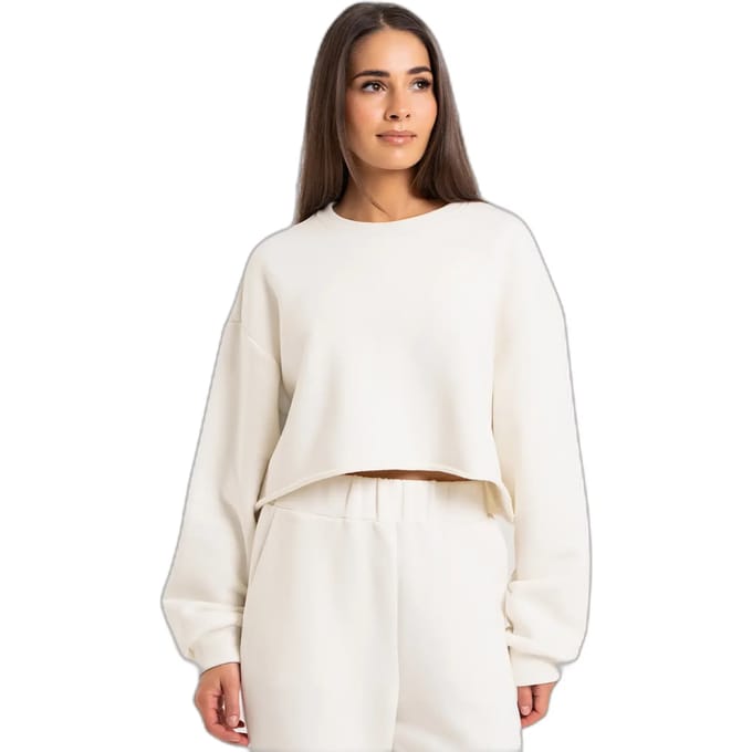 Crop Sweatshirt Dames Gym Glamour