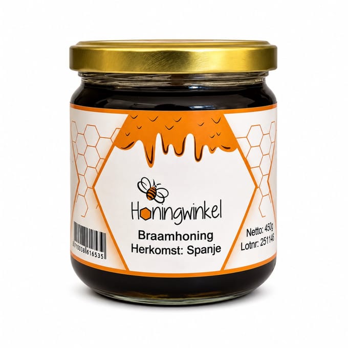 Braamhoning 450g Spanje Honingwinkel (vloeibaar)