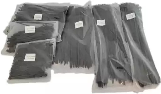 Kabelbandjesset 1500-delig-Kabelbinder in doos- 1500 stuks-