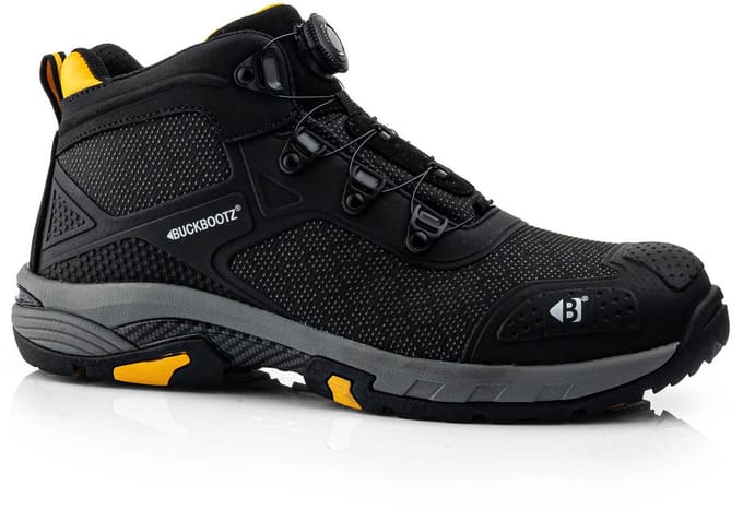 BuckBootz Tradez Wheelz Mid S1PS - Zwart - 42