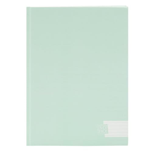 Soho pastel schrift harde kaft a4 gelinieerd, assorti