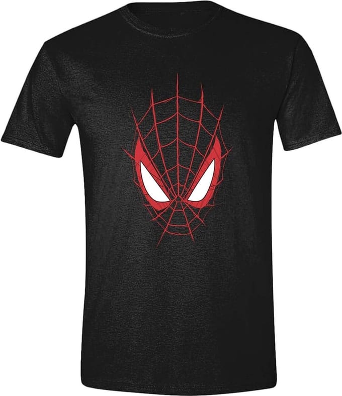 PCMerch SpiderMan - Face Heren Tshirt - XL - Zwart