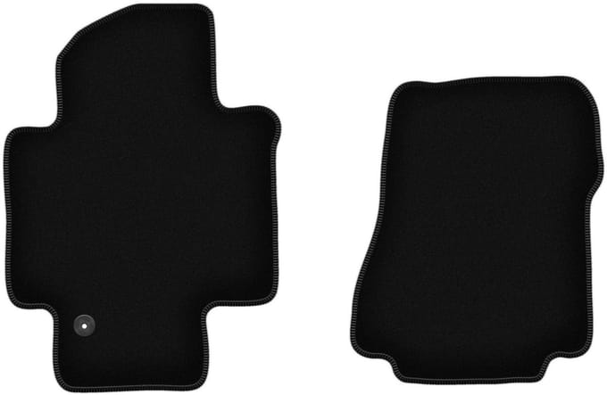 BASIC zwarte veloursmatten voor: Nissan NV200 bestelwagen (2009-)