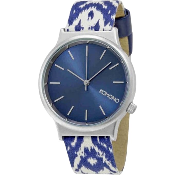 Komono Wizard Print Batik Blues horloge KOM-W1835