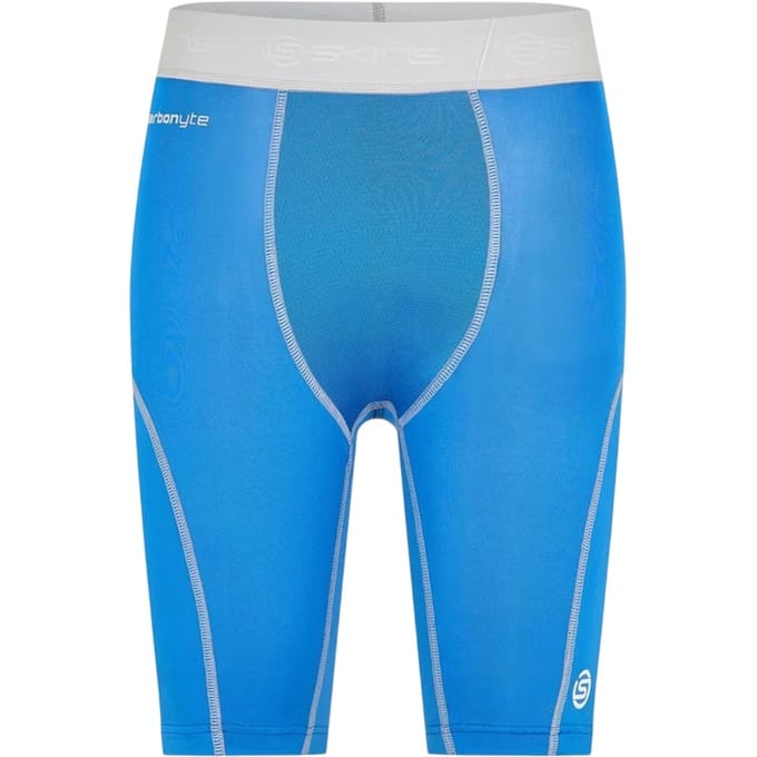 Skins Heren Carbonyte Fitted Compressie Shorts (Blauw)