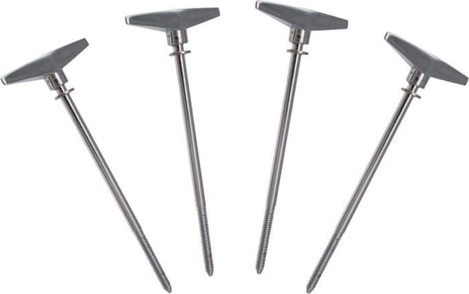 Gibraltar Vleugelbouten, SC-BDTR/S, 4 stuks - Reserveonderdeel voor drums