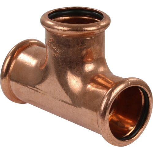 VSH Xpress perskoppeling roodkoper water - T-stuk - 28 x 28 x 28 mm