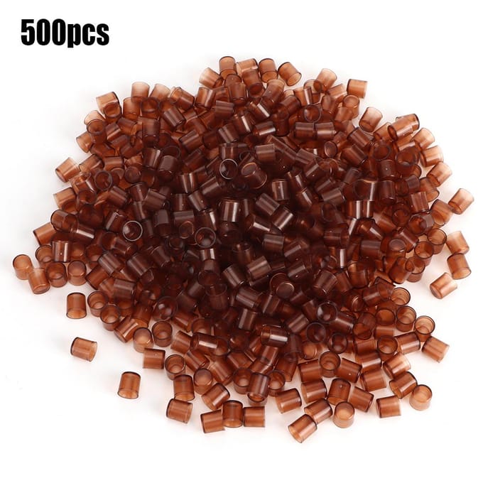 500 stuks Plastic Bruine Cel Cups Koninginnenteelt Honingbij Imkerijbenodigdheden black