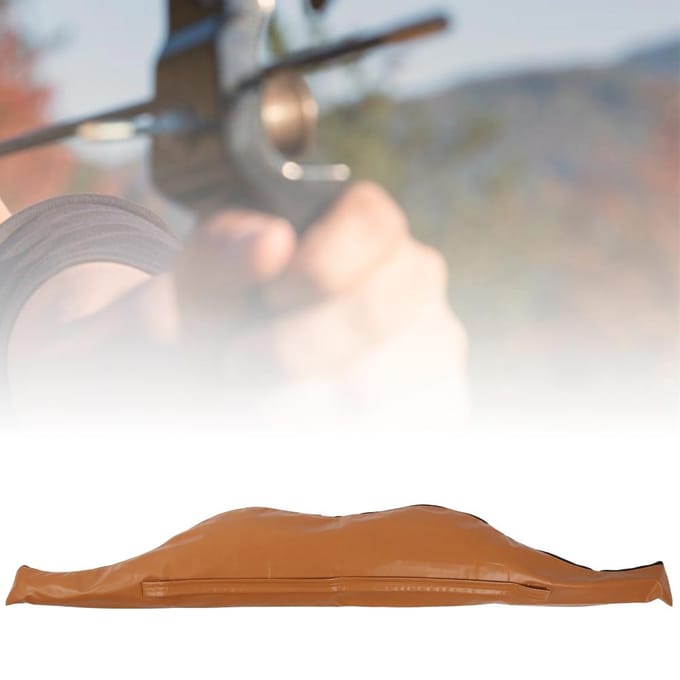 PU Draagbare Boogtas Koffer Container voor Traditionele Boog Jacht Schietaccessoirebruin bruin