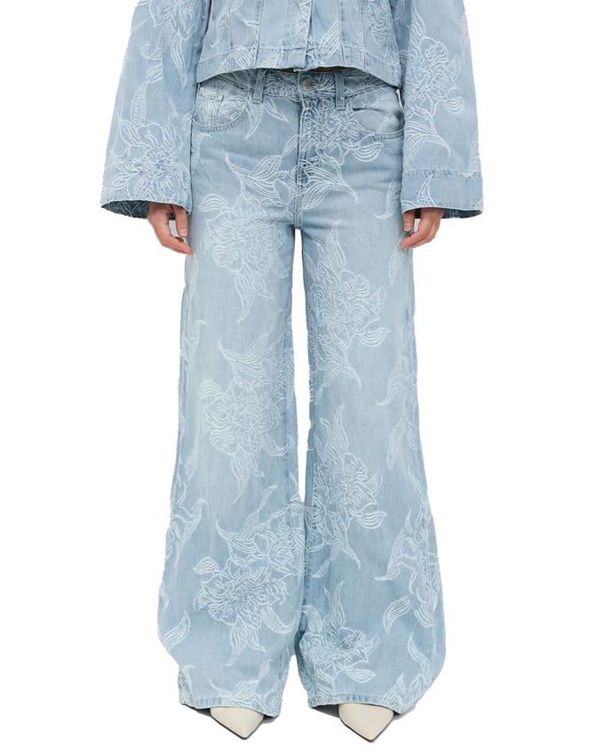 Embroidery Jeans
