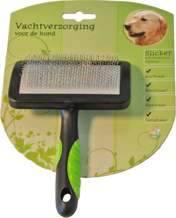 Boon Vachtverzorging Hond Hondenborstel Slicker Soft M