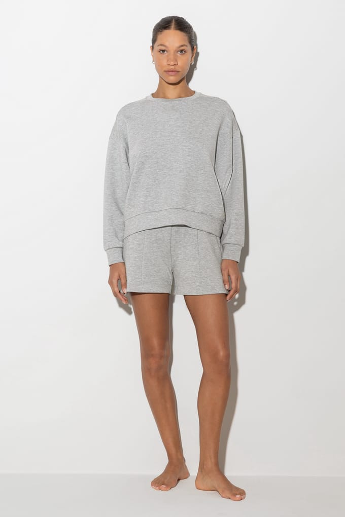 Sweatshirt Serie Pure Softness Mel Silver Grey Melange