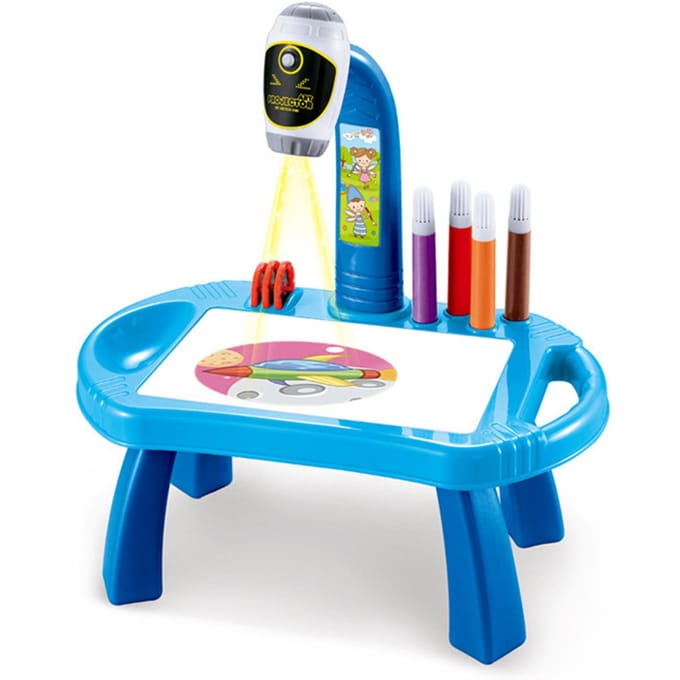 Kinderen leren bureau Traceren en tekenen Projector kunst tekenbord Projectie traceren schildertafel blue
