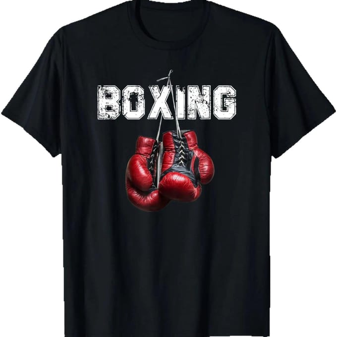 Grafisch Verjaardagscadeau Grappig Boksen T-shirt Ik Hou van Boksen 5XL gray