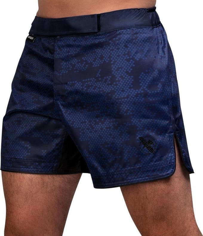 Hayabusa Hex Mid-Length Fight Shorts - Navy - Maat L