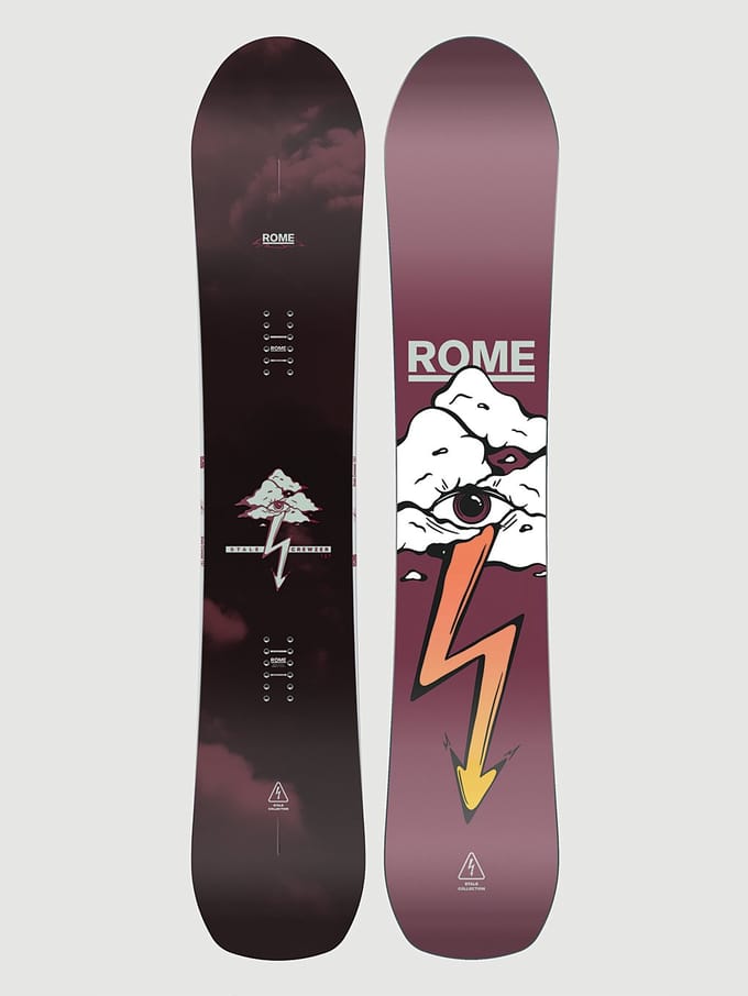 Rome Stale Crewzer 2026 Snowboard patroon