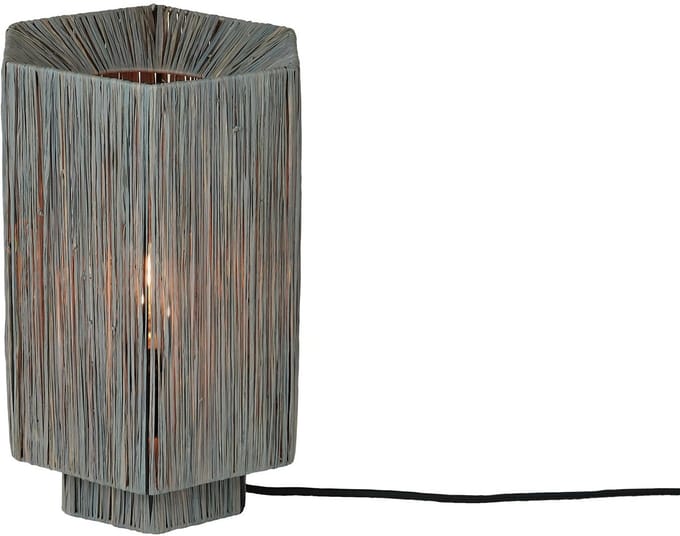 GOOD&MOJO Tafellamp Panama - Lichtgrijs - 36x24x36cm - Bohemian